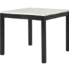 Dior PU - Black Pub Table + 4 Chair Set