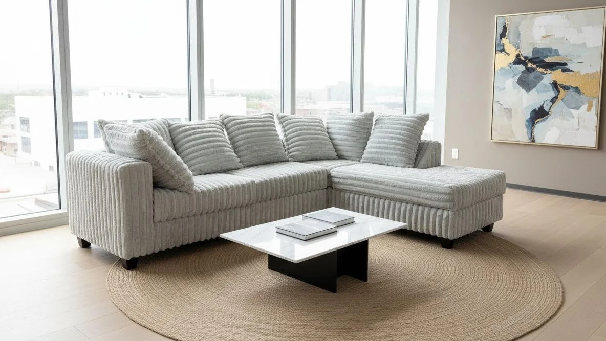 S300 Gia Sectional {Ivory}