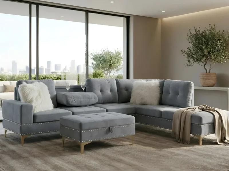 S133 Sectional Joy [Gray]