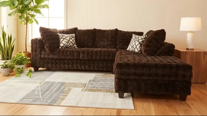 S302 Sectional Mamba {Chocolate}